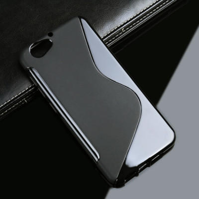 Силиконови гърбове Силиконови гърбове за HTC Силиконов гръб ТПУ S-Case за HTC One A9s черен